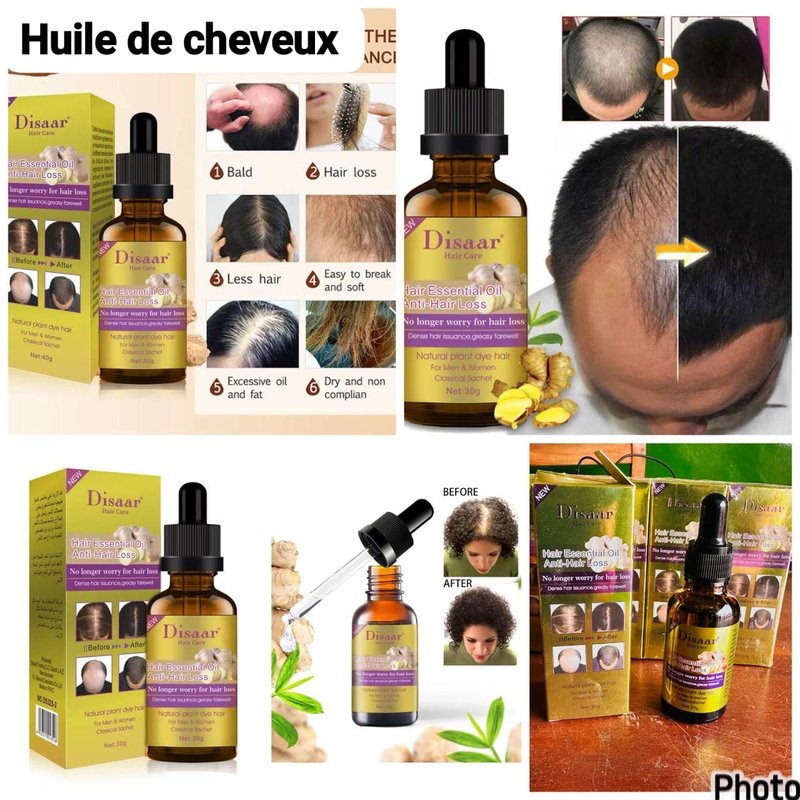 Huile de cheveux